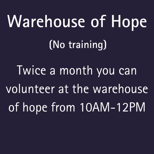 warehouse of hope