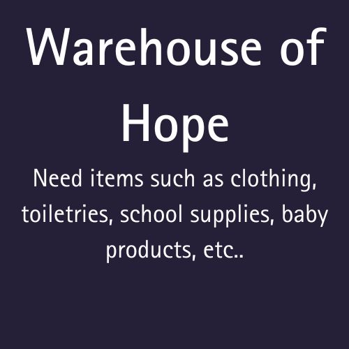 warehouse of hope